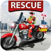 911 Rescue Bike Driver 2017 - Emergency Fast Duty MOD