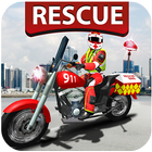 911 Rescue Bike Driver 2017 - Emergency Fast Duty icône