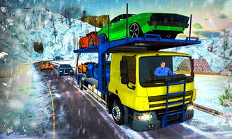 الطرق الوعرة شاحنة نقل السيارات سائق لعبة محاكاة تصوير الشاشة 2