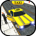 Stadt Taxi Driver Crazy Rush: Moderner Cab Simulat Zeichen