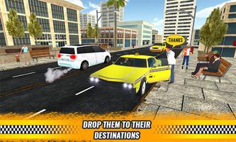 Stadt Taxi Driver Crazy Rush: Moderner Cab Simulat Screenshot 2