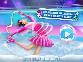 Ice Skating Ballerina Dance Makeup Salon Affiche