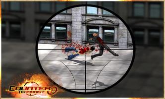Rooftop 3D Sniper Secret Agent imagem de tela 2