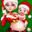 Santa Mom Pregnant Surgery Christmas Hospital