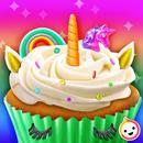 Unicorn Rainbow Cupcake Dessert APK