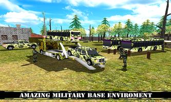 OffRoad US Army Transport Truck Simulator 2017 syot layar 2