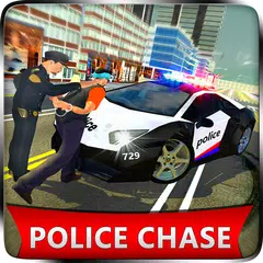 US Police Car Chase Cop Robot Transform Simulator