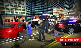 US Police Car Chase Cop Robot Transform Simulator screenshot 3