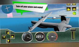 Airplane Flight Simulator Aero captura de pantalla 2