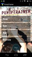 PumpTrainer: Hangboard Trainer Cartaz