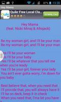 David Guetta Hey Mama Lyrics capture d'écran 1