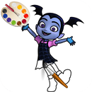 Vampirina Coloring Book Pages: Vee Coloring Game APK