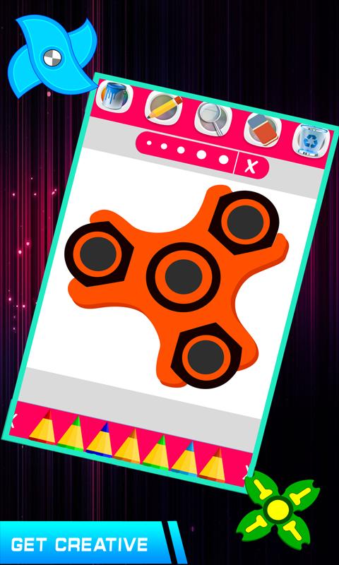 Fid Spinner Coloring Book Pages APK Download Darmowe Edukacyjne