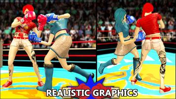 Girls Real Punch Boxing: World Fighting Champions تصوير الشاشة 2