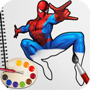 Spider Superhero Coloring Book Pages for kids APK
