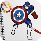 Superhero Coloring أيقونة