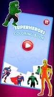 Superhero Coloring capture d'écran 1