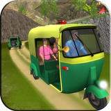 Of road auto rickshaw conducir icono