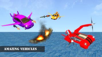 Flying Air Bus Ultimate : Monster Truck Shooter-poster
