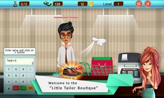 Little Tailor Girl Cashier capture d'écran 3
