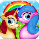 Fashion & Dressup for Little Pony Girls Horse Care أيقونة