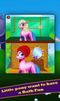 Fashion & Dressup for Little Pony Girls Horse Care تصوير الشاشة 2