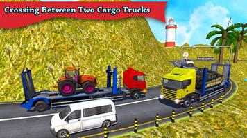 Off transporte rodoviário simulador de caminhão Cartaz
