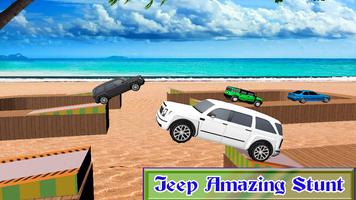 Crazy Jeep Driving Stunts Off Road Adventure 3D Affiche