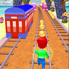 Subway Runner Child Simulator: Angry baby Surf Run icon