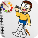 Dibujos para colorear Superhero Nobita APK