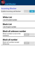 Call Blocker-Blacklist-no root imagem de tela 3