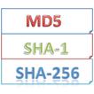 MD5, SHA-1, SHA-256 Checker