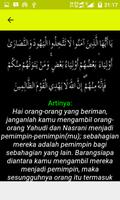 Al Maidah Ayat 51 MP3 +Tafsir ảnh chụp màn hình 1