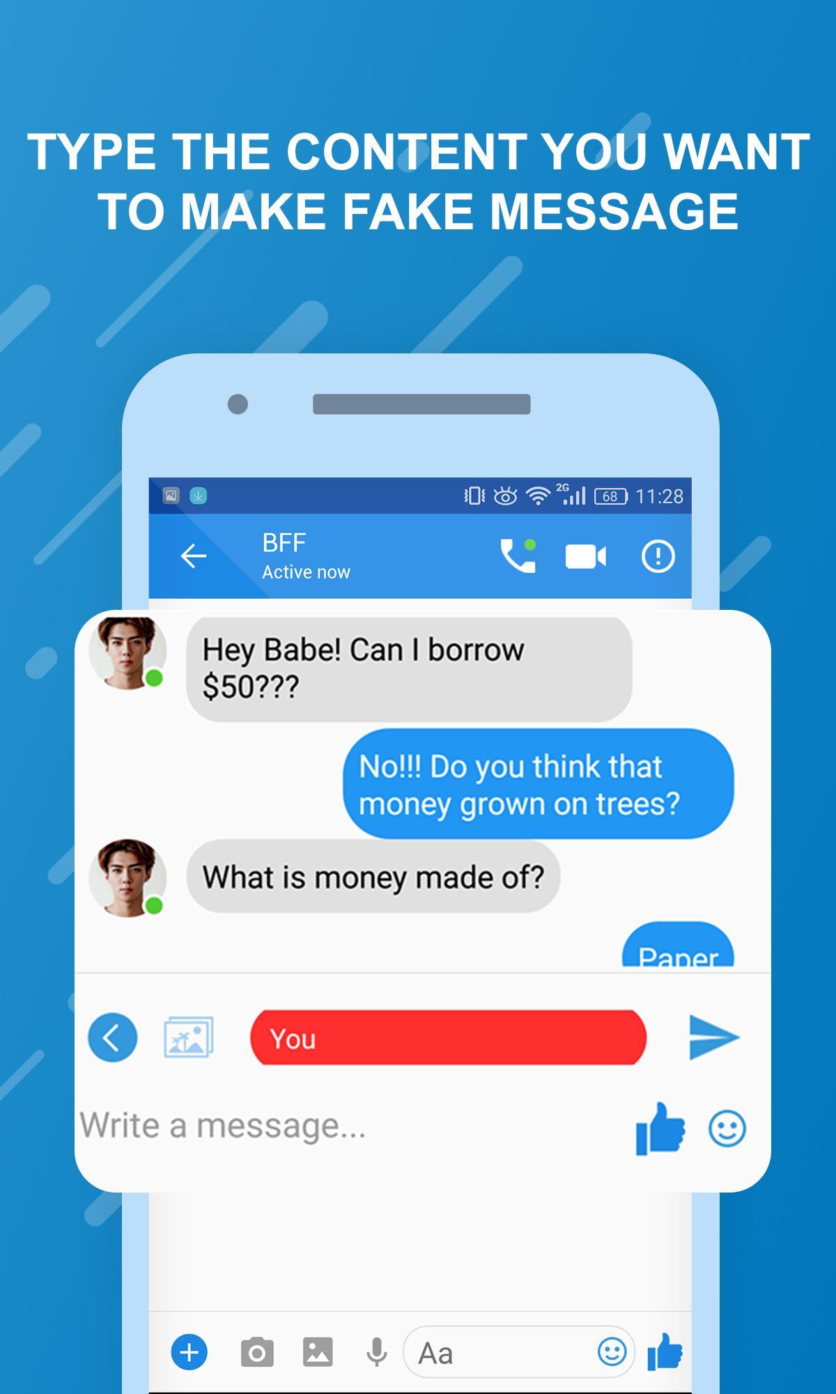 Funny chats - fake messenger APK do pobrania na Androida Funny chats - fake messenger APK do pobrania na Androida