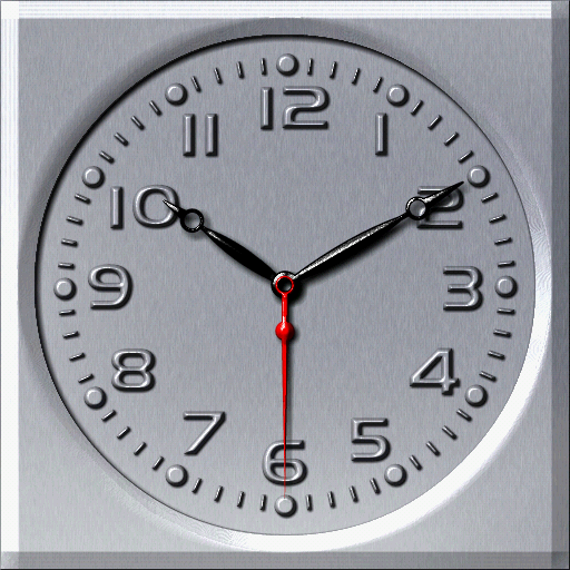 Carved Analog Clock Wallpaper