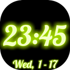 Large Digital Clock icône