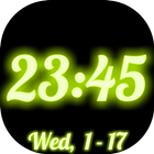 Large Digital Clock biểu tượng
