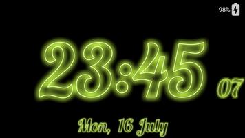 Large Digital Clock ảnh chụp màn hình 1