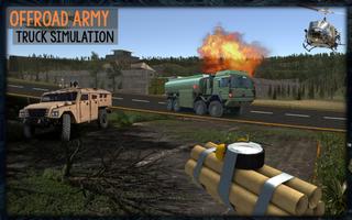 Offroad Army Truck Checkpost スクリーンショット 1