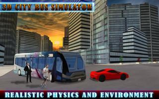 3D City Bus Simulator 2017 الملصق