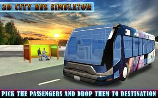 3D City Bus Simulator 2017 تصوير الشاشة 1
