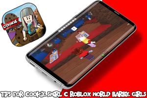 برنامه‌نما Tips For cookie swirl c roblox barbie girls world عکس از صفحه