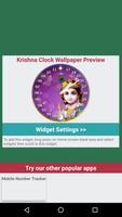برنامه‌نما Krishna Live Clock Wallpaper عکس از صفحه