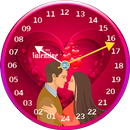 Valentine Clock Live Wallpaper aplikacja