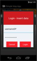 simpleVoipApp স্ক্রিনশট 1