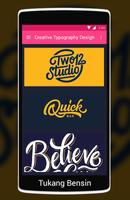 Best Creative Typography Design Ideas HD poster