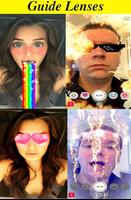 Guide Lenses for snapchat Affiche