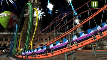 Roller Coaster Park: Fun Games Affiche