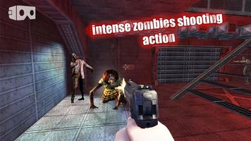 VR zombie berbahaya shooting poster