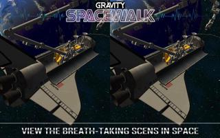 Przestrzeń Gravity odległci VR plakat